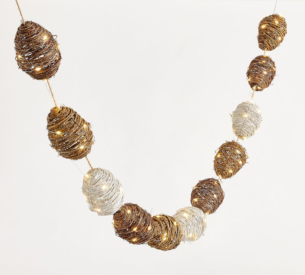 Grapevine Egg String Light | Pottery Barn (US)