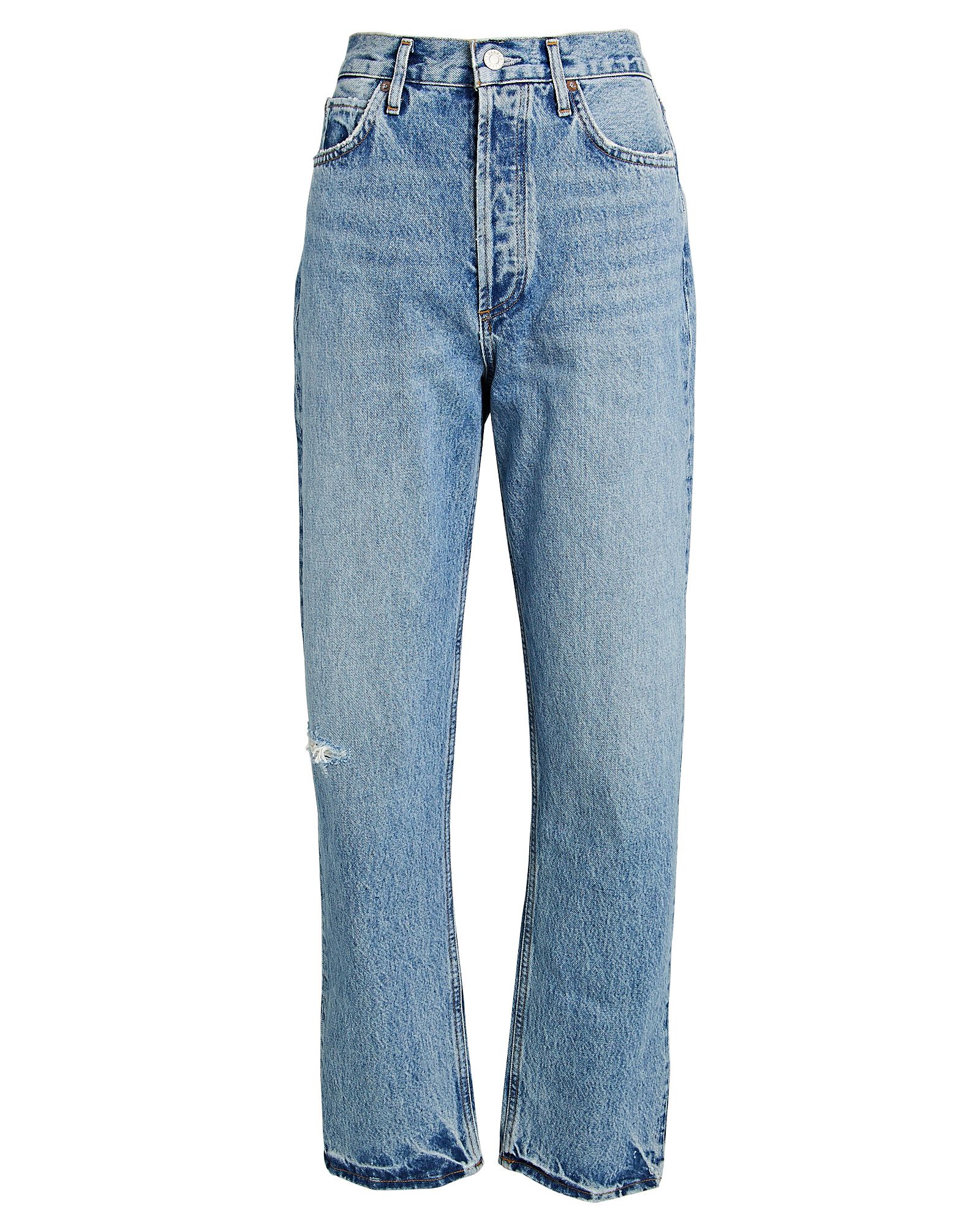 90s Pinch Waist Straight-Leg Jeans | INTERMIX