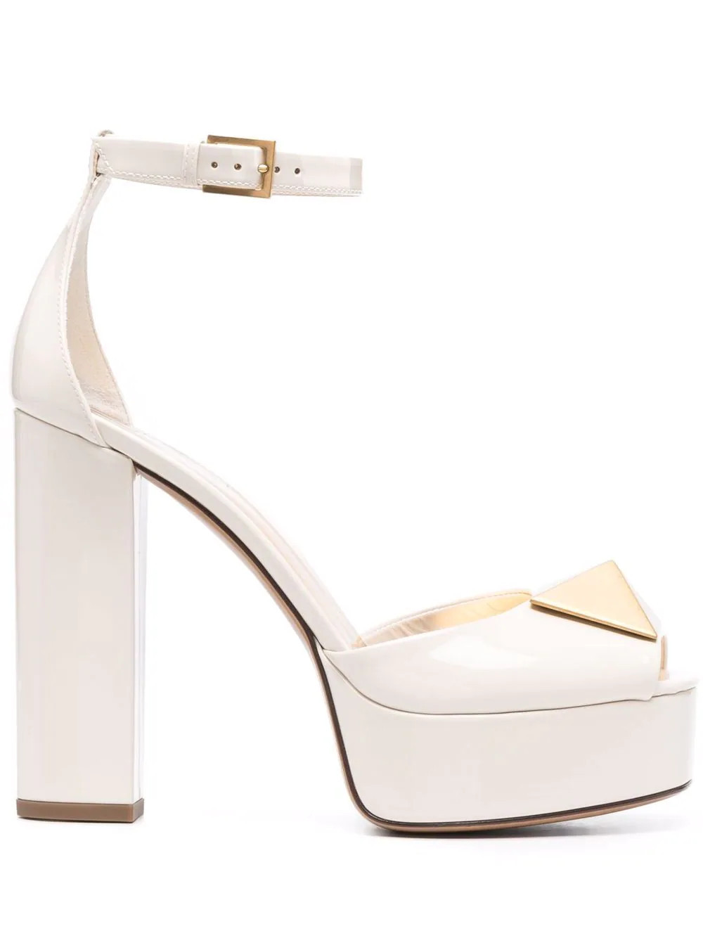 One Stud patent leather platform sandals | Farfetch Global