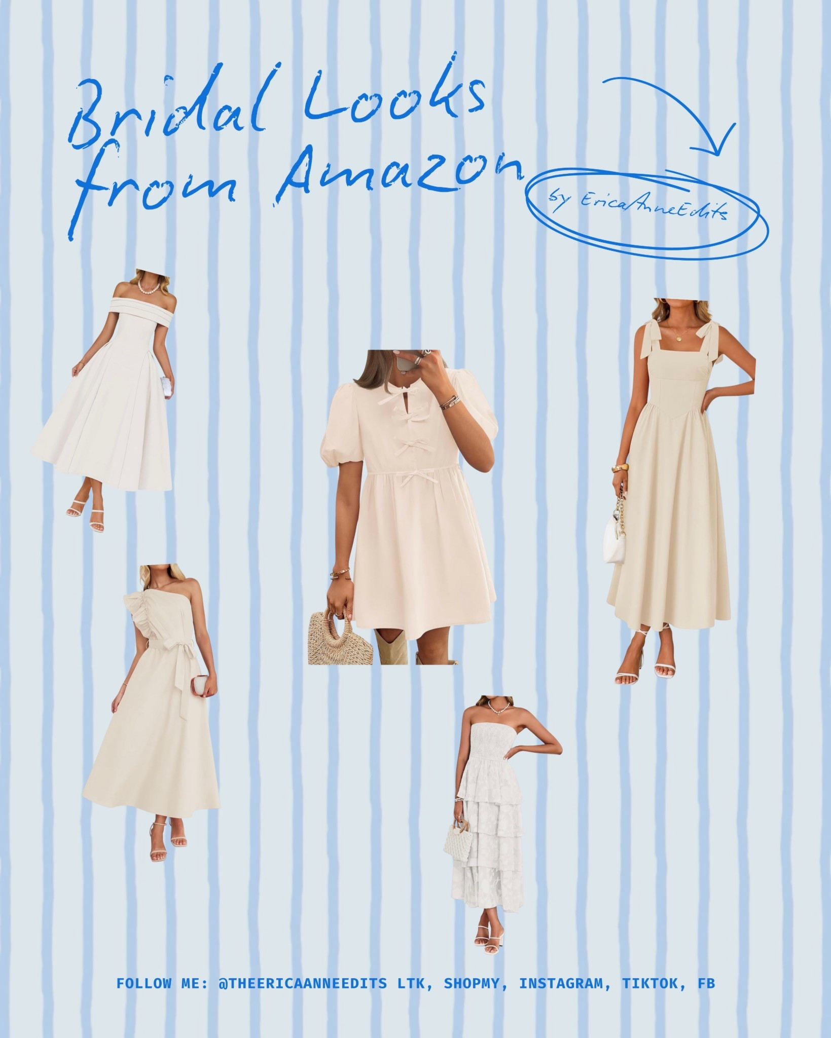 Some absolutely adorable white/cream dresses I’m loving from Amazon! Perfect for us Bridesmaids-to-be or with spring right around the corner!! 

#LTKWedding #LTKMidsize #LTKFindsUnder100