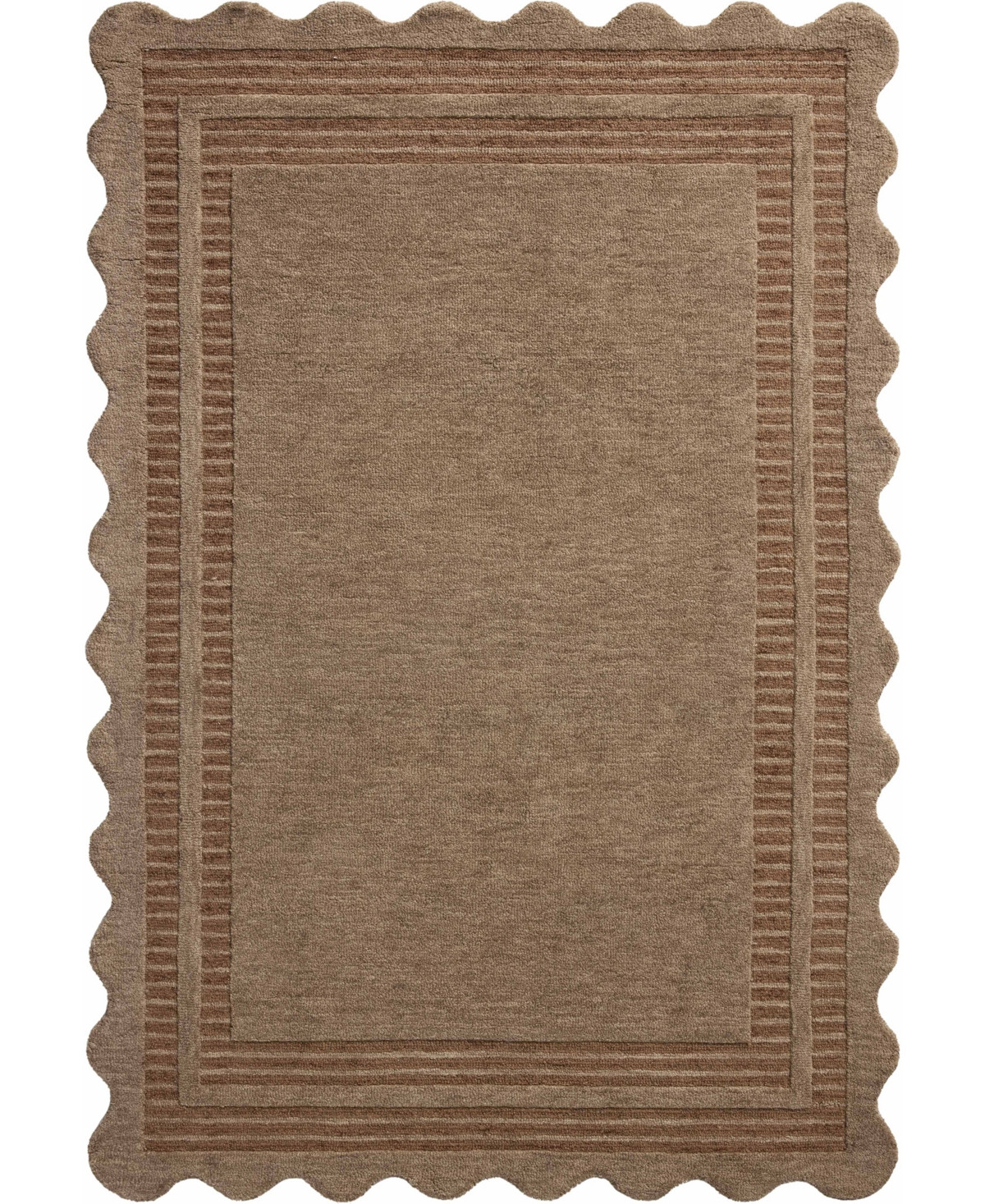 Chris Loves Julia Scottie Sco-01 7'9x9'9'' Area Rug - Mocha, Clay | Macy's