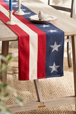 Americana Cotton Runner | Anthropologie (US)
