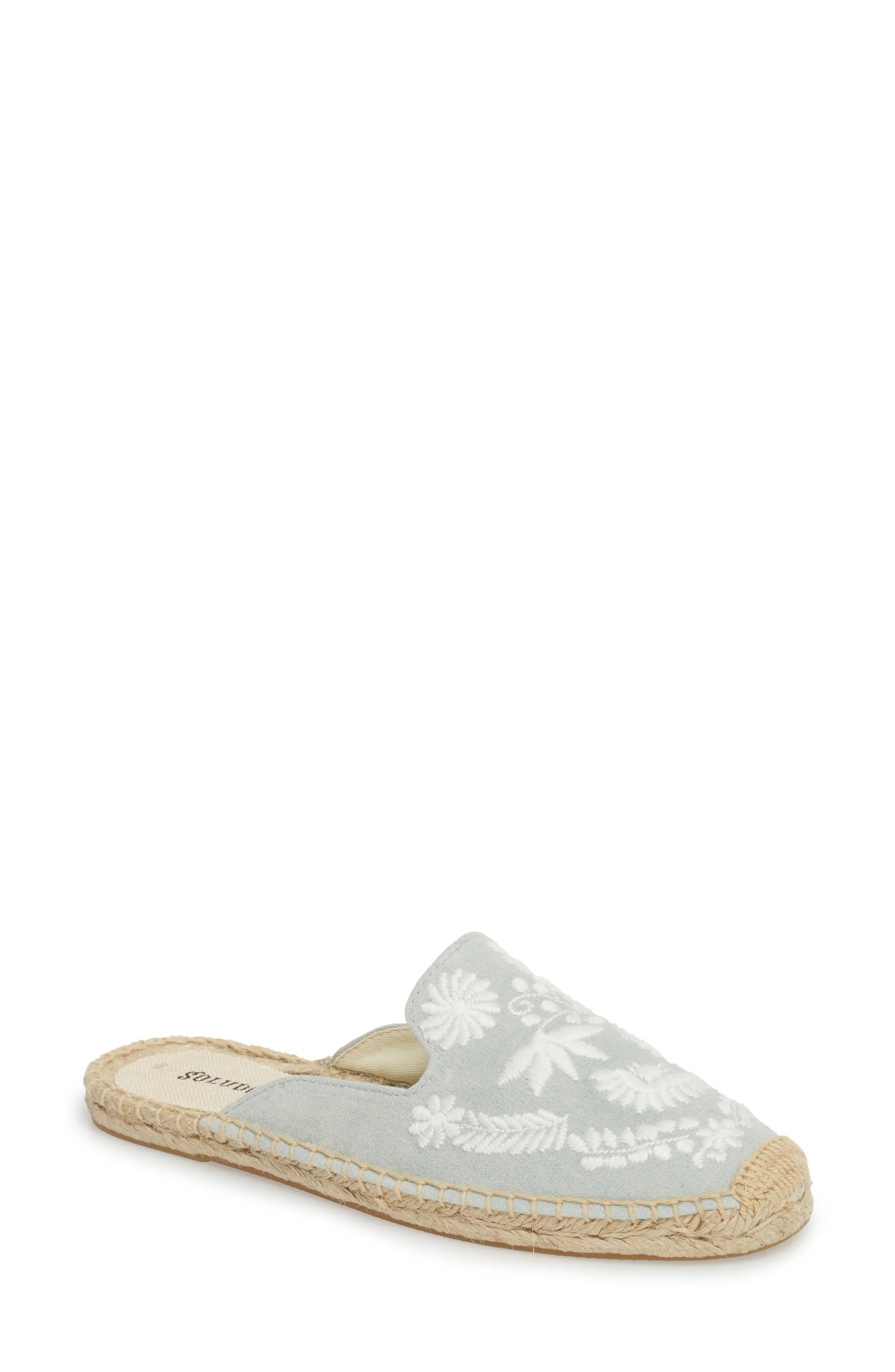Soludos Ibiza Embroidered Loafer Mule (Women) | Nordstrom
