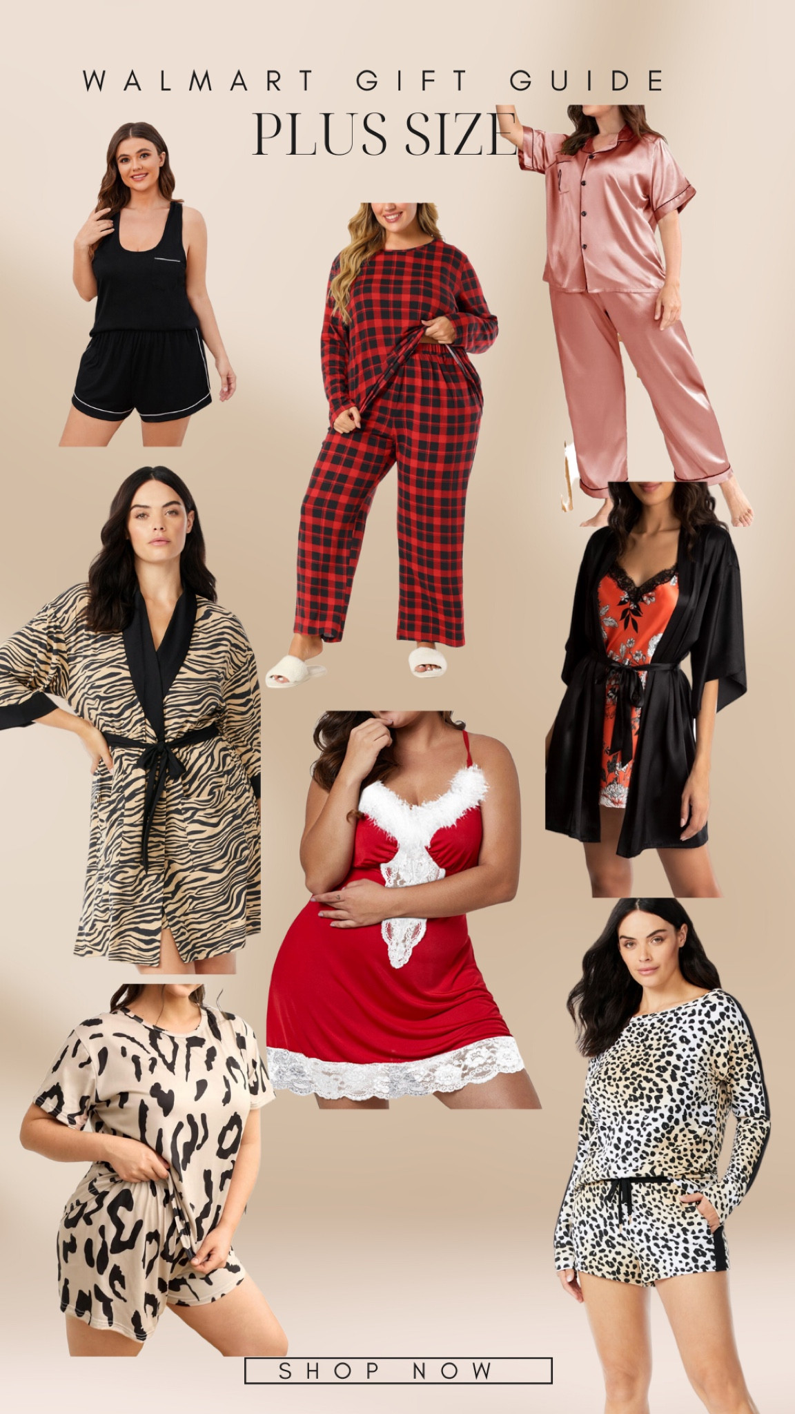 Walmart Plus Size Sleepwear Guide

#LTKHoliday #LTKGiftGuide #LTKcurves