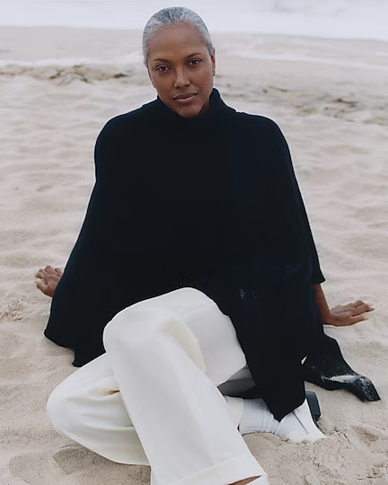 Cuffed wide-leg trouser pant in wool blend | J. Crew US