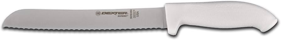 Dexter Russell 24223B Sofgrip Scalloped Bread Knife 8" Blade, White | Amazon (US)