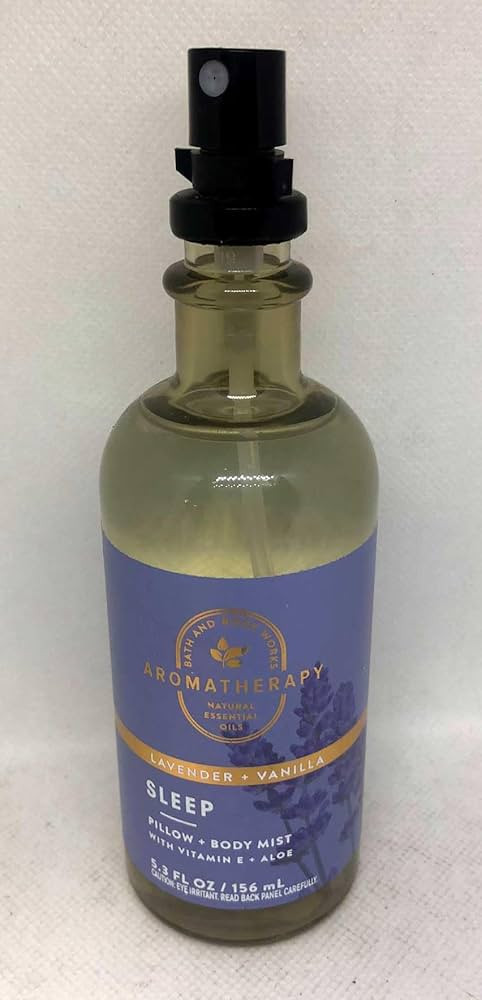 Bath and Body Works Aromatherapy Lavender + Vanilla Sleep Pillow Mist with Natural Essential Oils | Amazon (US)