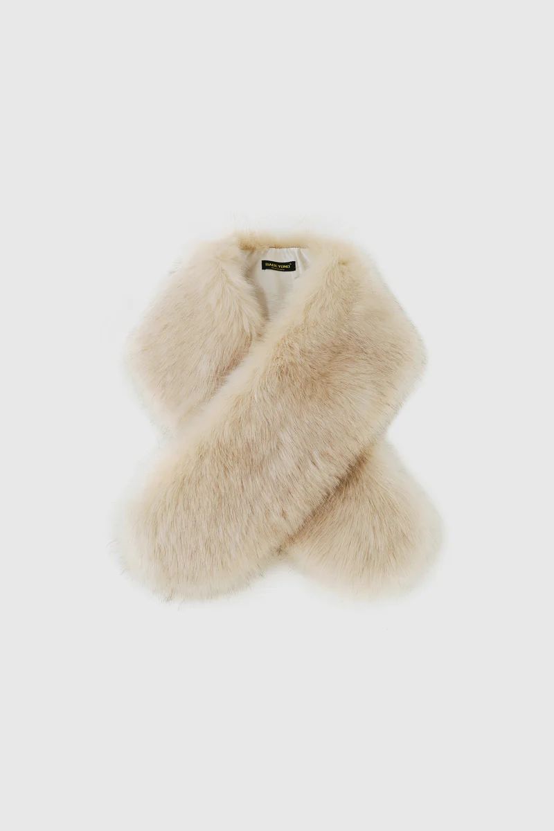 Shop 1920s Scarves - 53.9" Faux Fur Shoulder Collar Scarf | BABEYOND | BABEYOND