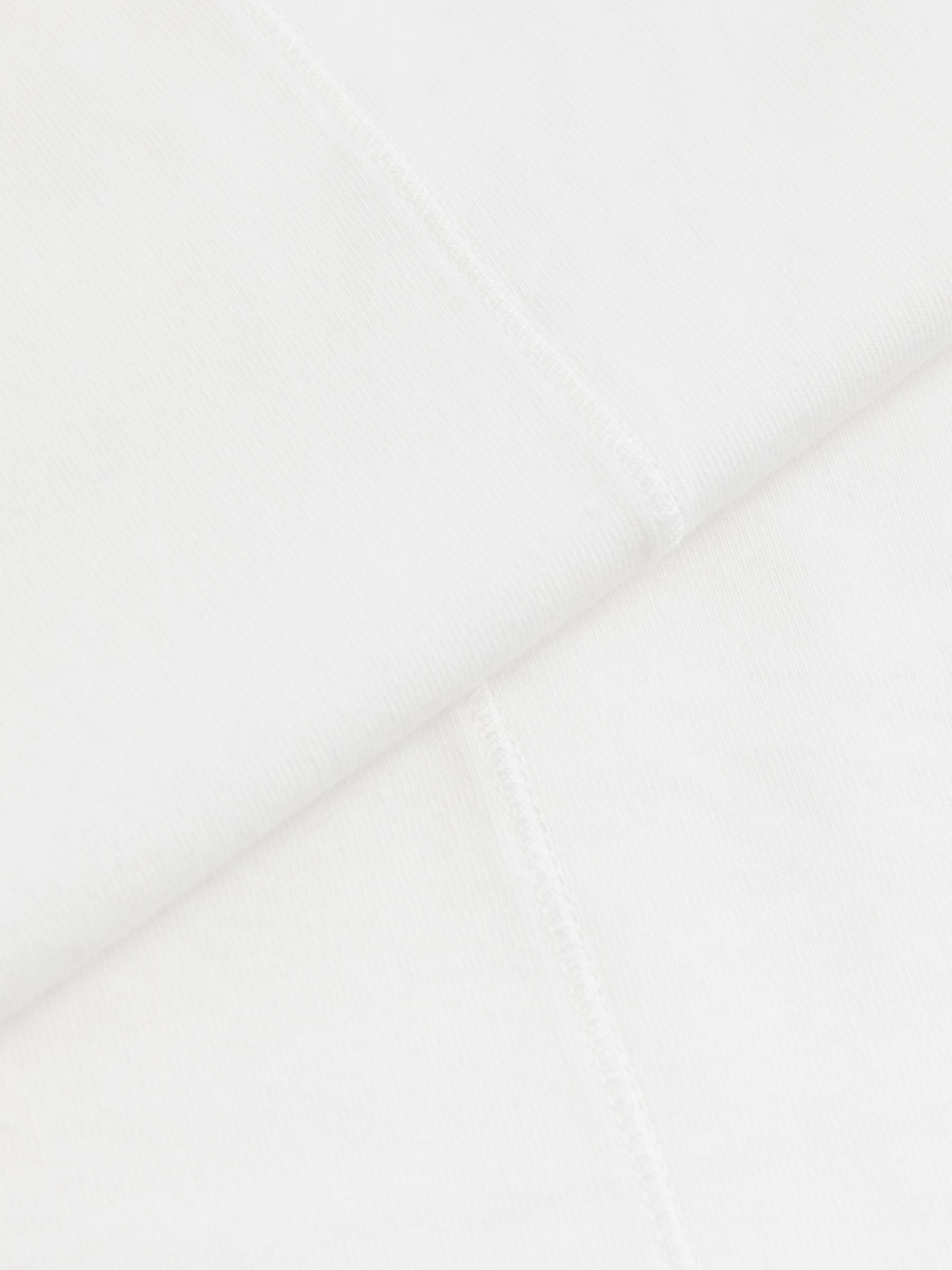 Stretch-Cotton Crew-Neck T-Shirt in White | Reiss UK