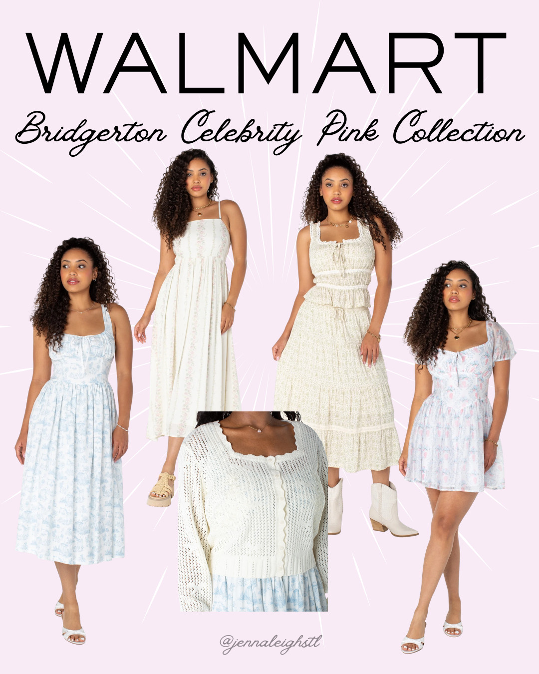 The Walmart Bridgerton x Celebrity Pink women’s collection is so precious. That bow-detail cardigan is especially cute. 

 #LTKootd #LTKSeasonal #LTKMidsize