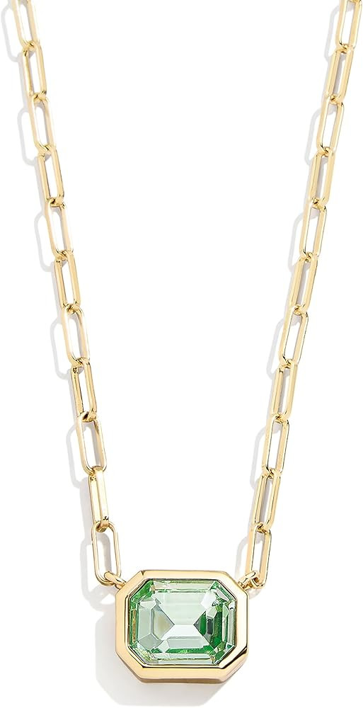 BaubleBar Blythe Birthstone Pendant Necklace for Women on a Delicate Paperclip Chain, Fashion Jew... | Amazon (US)