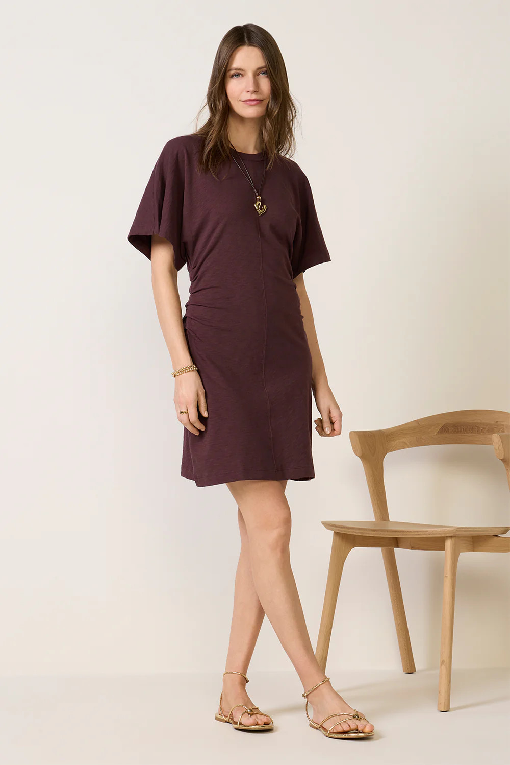 Cam Ruched Mini Dress | Evereve
