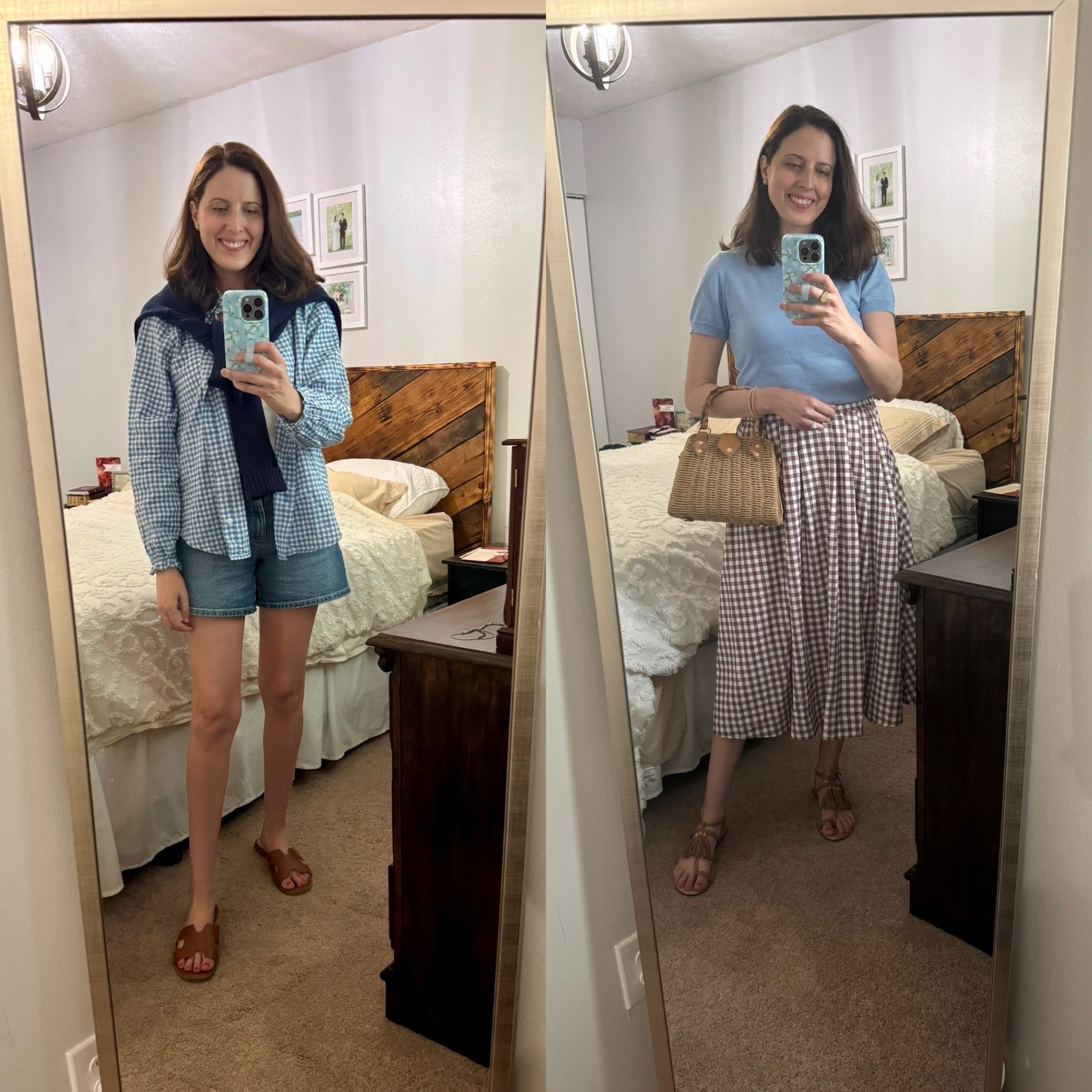 Gingham print outfits 💙

#LTKgrwm #LTKootd #LTKSeasonal