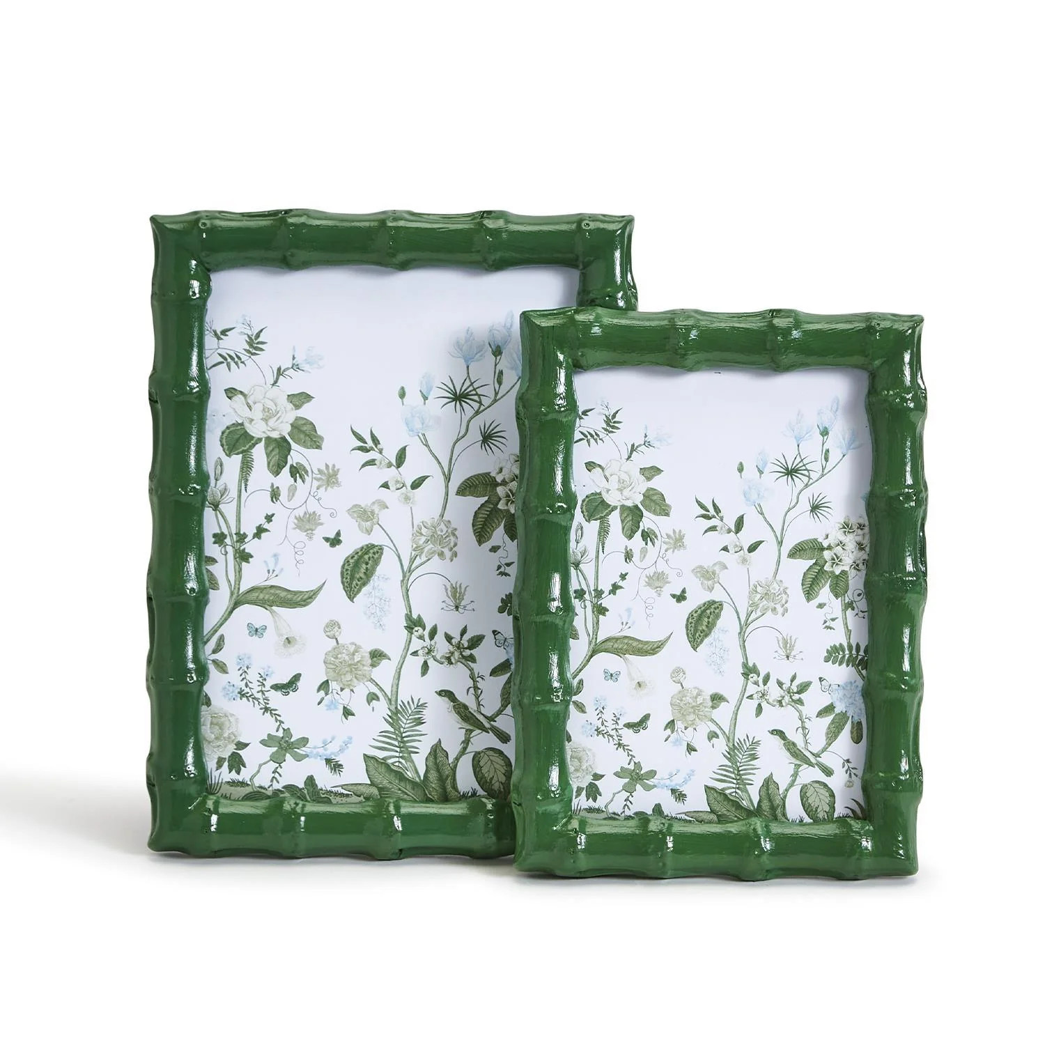 Countryside Green Lacquered Bamboo Photo Frame | Auden & Avery
