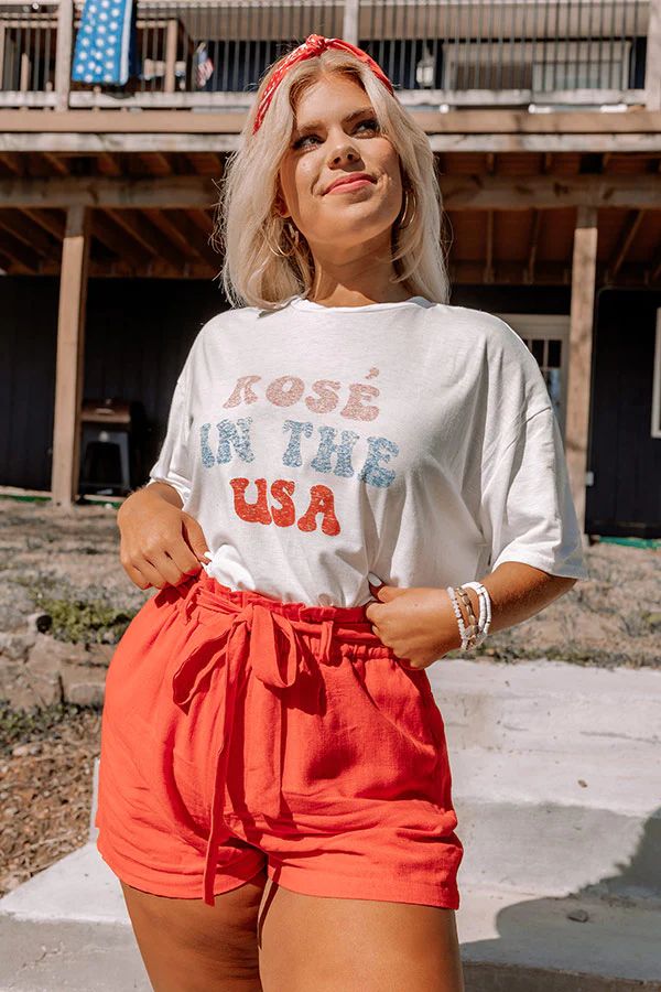 Rosé In The USA Tee Curves | Impressions Online Boutique