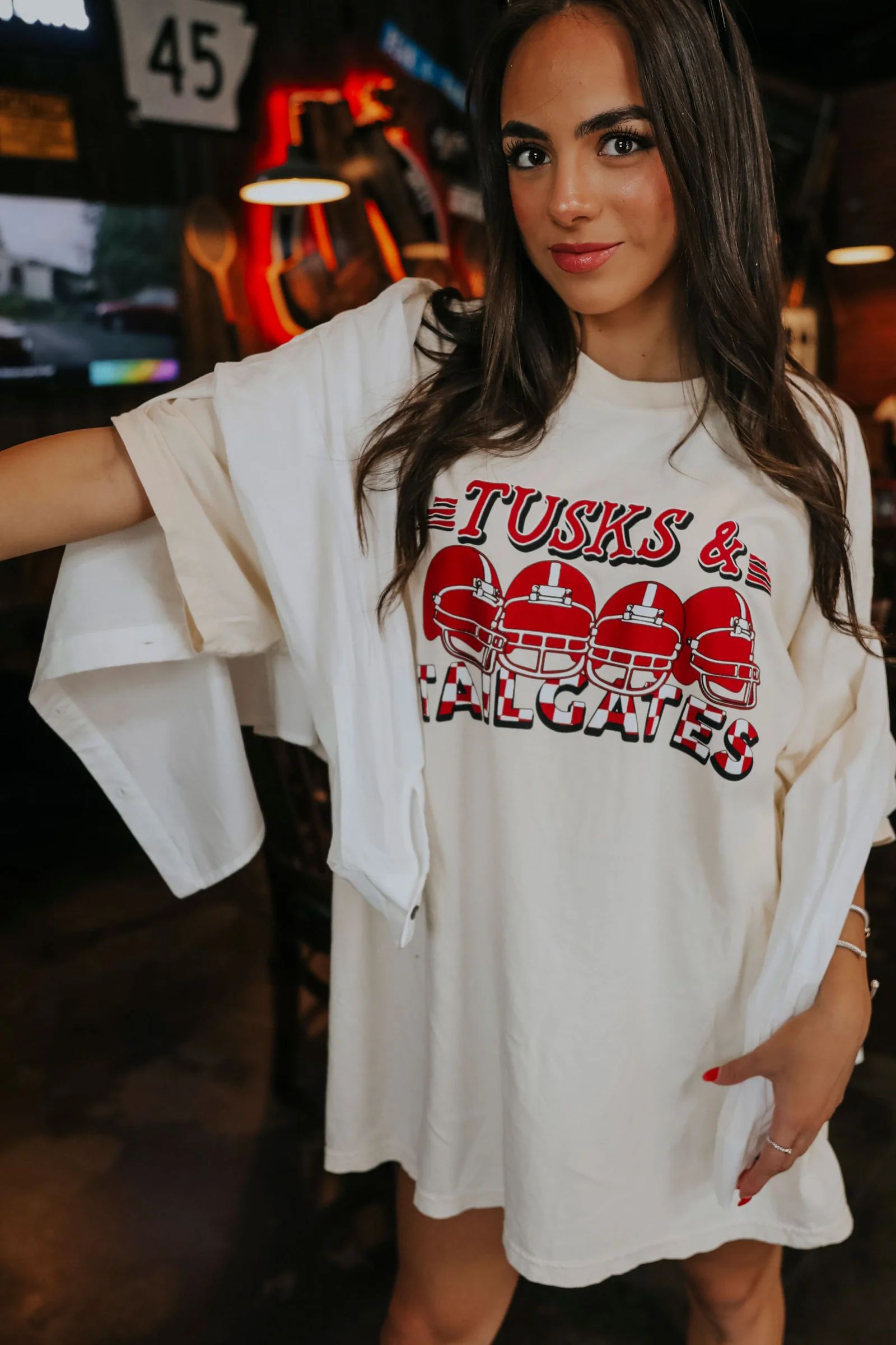 charlie southern: tusks and tailgate t shirt | RIFFRAFF