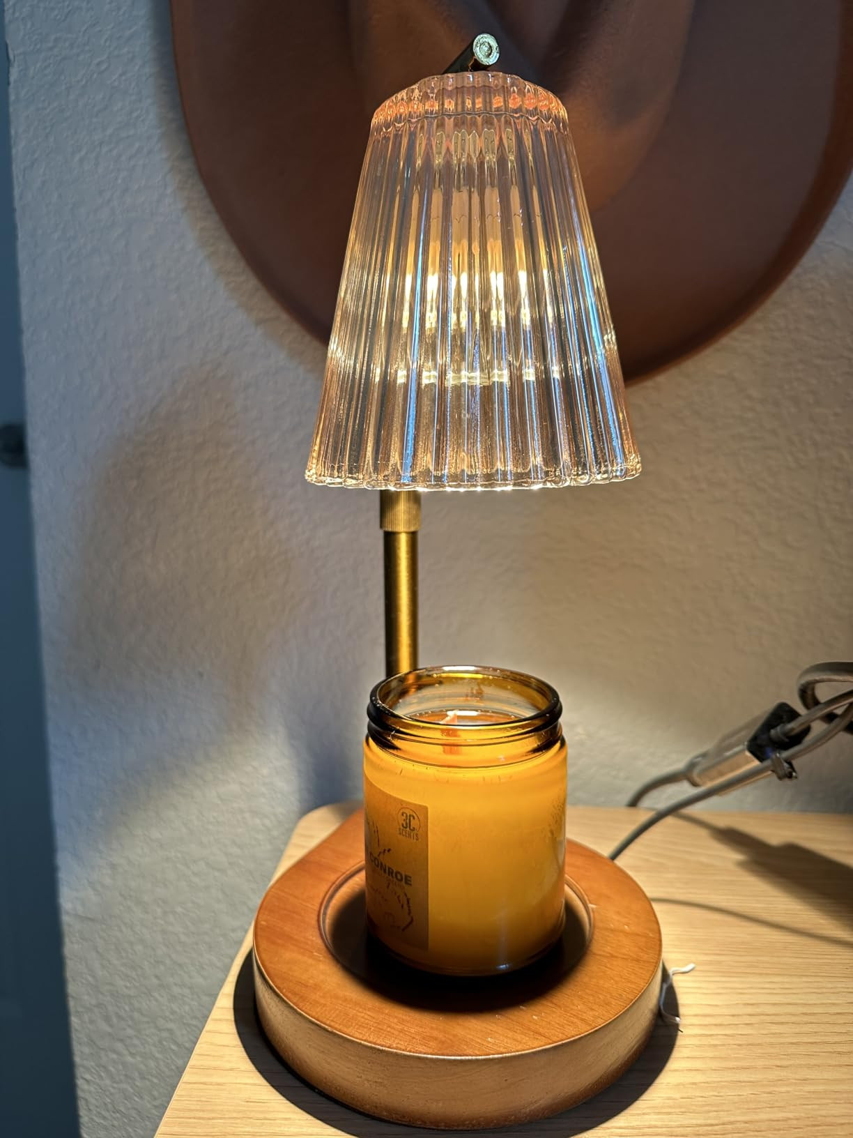 DEIDEAL Candle Warmer Lamp with 2 Bulbs, Modern Glass Candle Lamp Warmer with Timer & Dimmer, Hei... | Amazon (US)