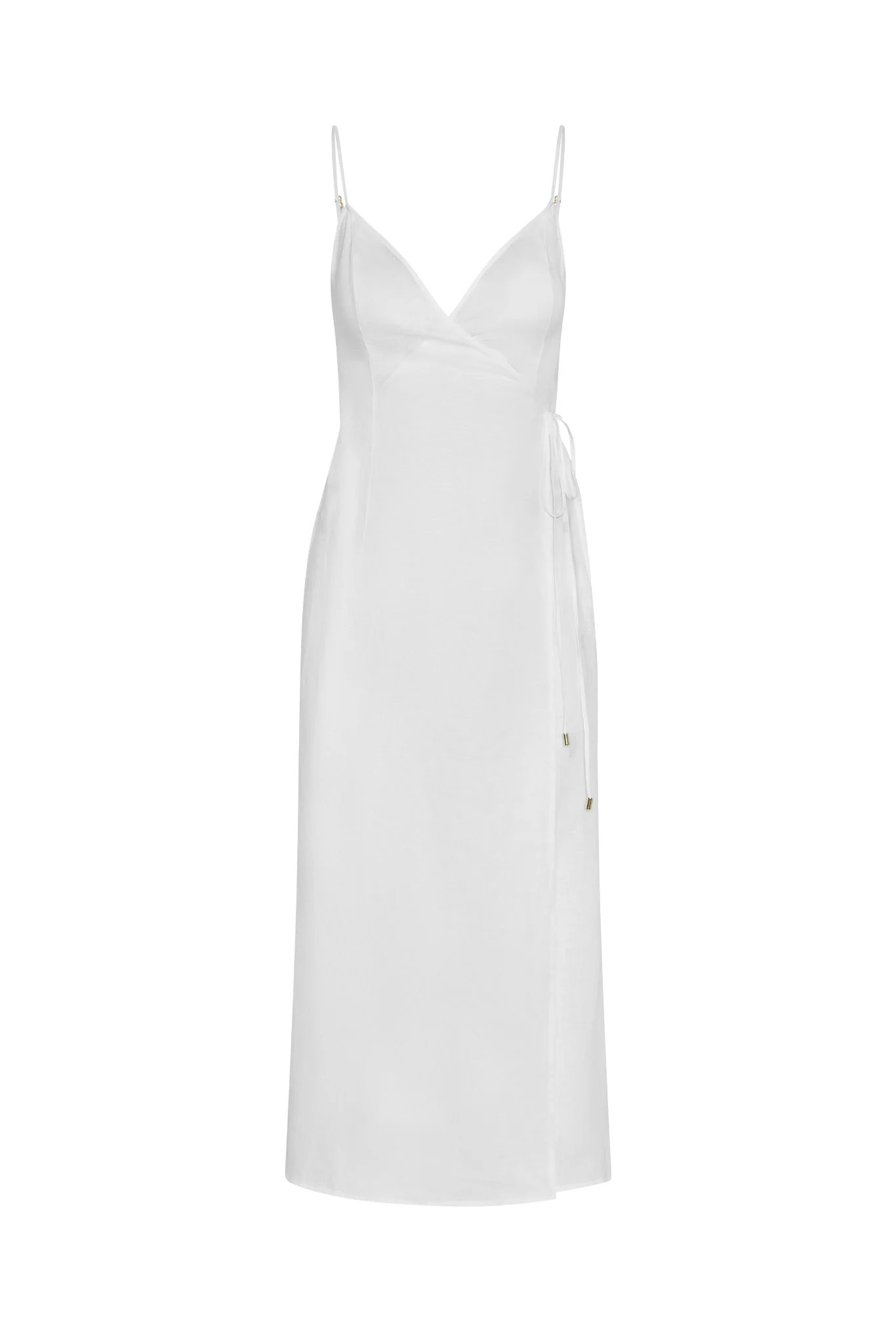 Levanzo Dress - White Linen | Monday Swimwear