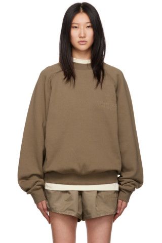 Brown Crewneck Sweatshirt | SSENSE