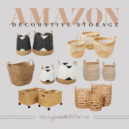 Amazon Decorative Storage 

#LTKfamily #LTKstyletip #LTKhome