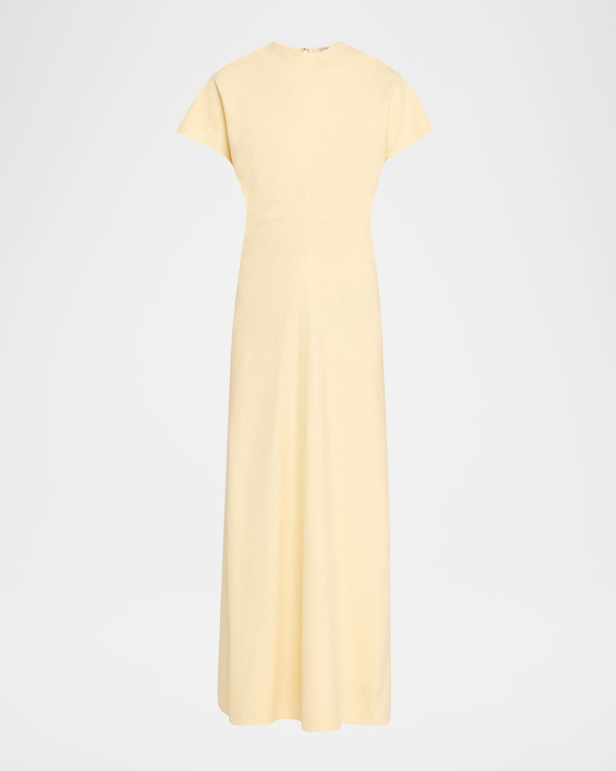 Slouch Waist Short-Sleeve Ankle Dress | Neiman Marcus