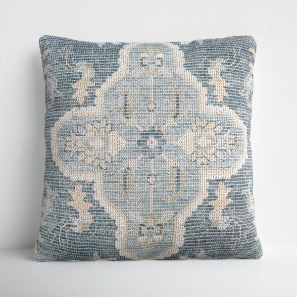 Alain Embroidered Cotton Blend Throw Pillow | Wayfair North America