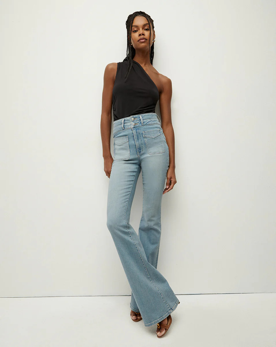 Beverly Skinny-Flare Jean | Curved Back Yoke | Veronica Beard