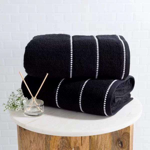 Braswell Zero Twist 2 Piece 100% Cotton Bath Sheet Towel Set (Set of 2) | Wayfair North America