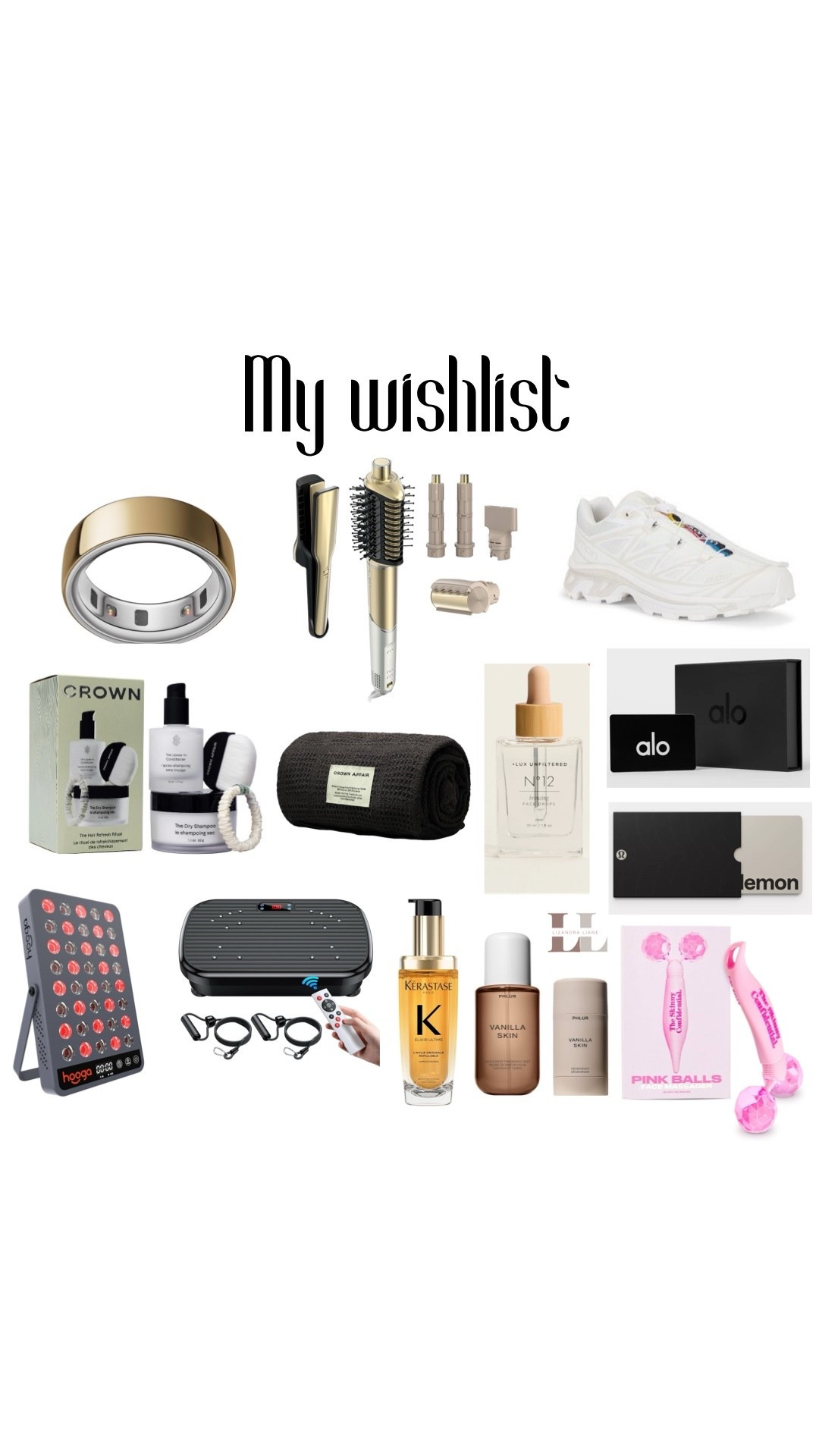 My wishlist, gift guide for her 

#LTKGiftGuide #LTKBeauty #LTKmomlife