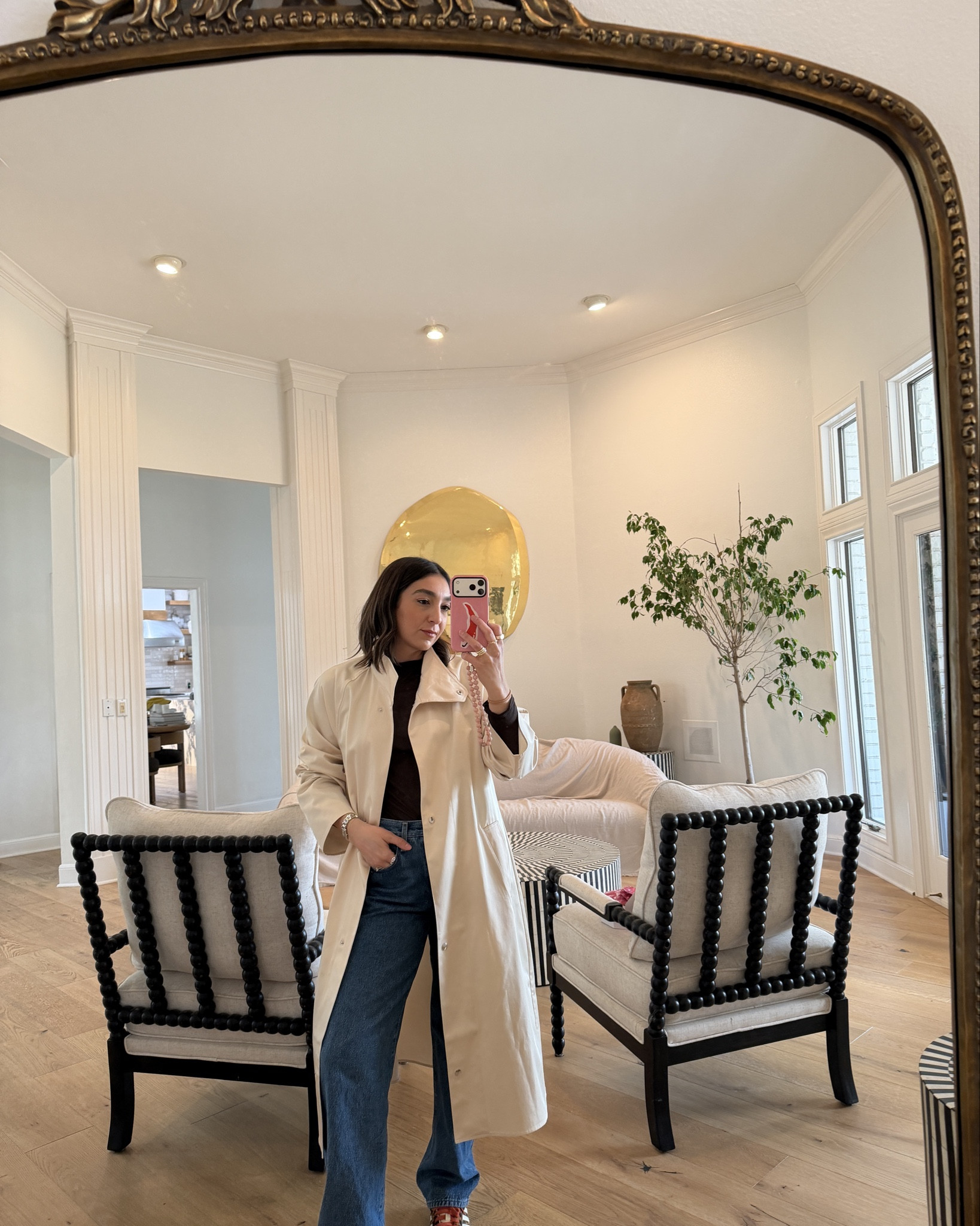 Favorite cool girl coat! Wearing an XS @Rue Sophie linked more transition pieces on my wishlist too. 