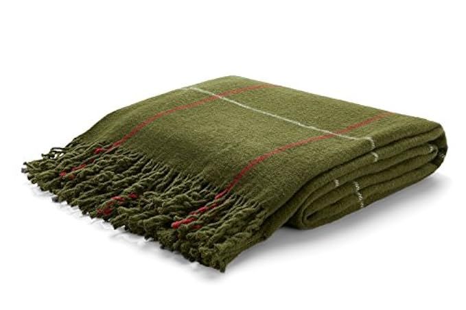 Arus Highlands Collection Tartan Plaid Design Throw Blanket Olive 60" X 80" | Amazon (US)