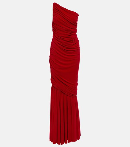 Diana ruched fishtail gown | Mytheresa (UK)