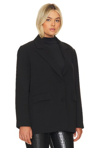Luxe Suiting Boyfriend Blazer in Black001 | Revolve Clothing (Global)