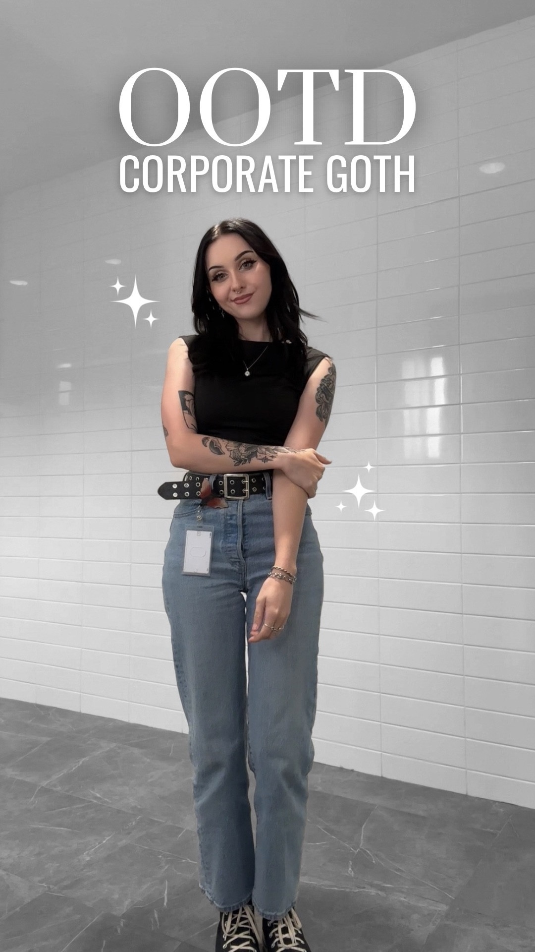 casual Friday outfit inspo 

#corporategoth #casualfriday #officegoth #office #ootd 

#LTKPetite