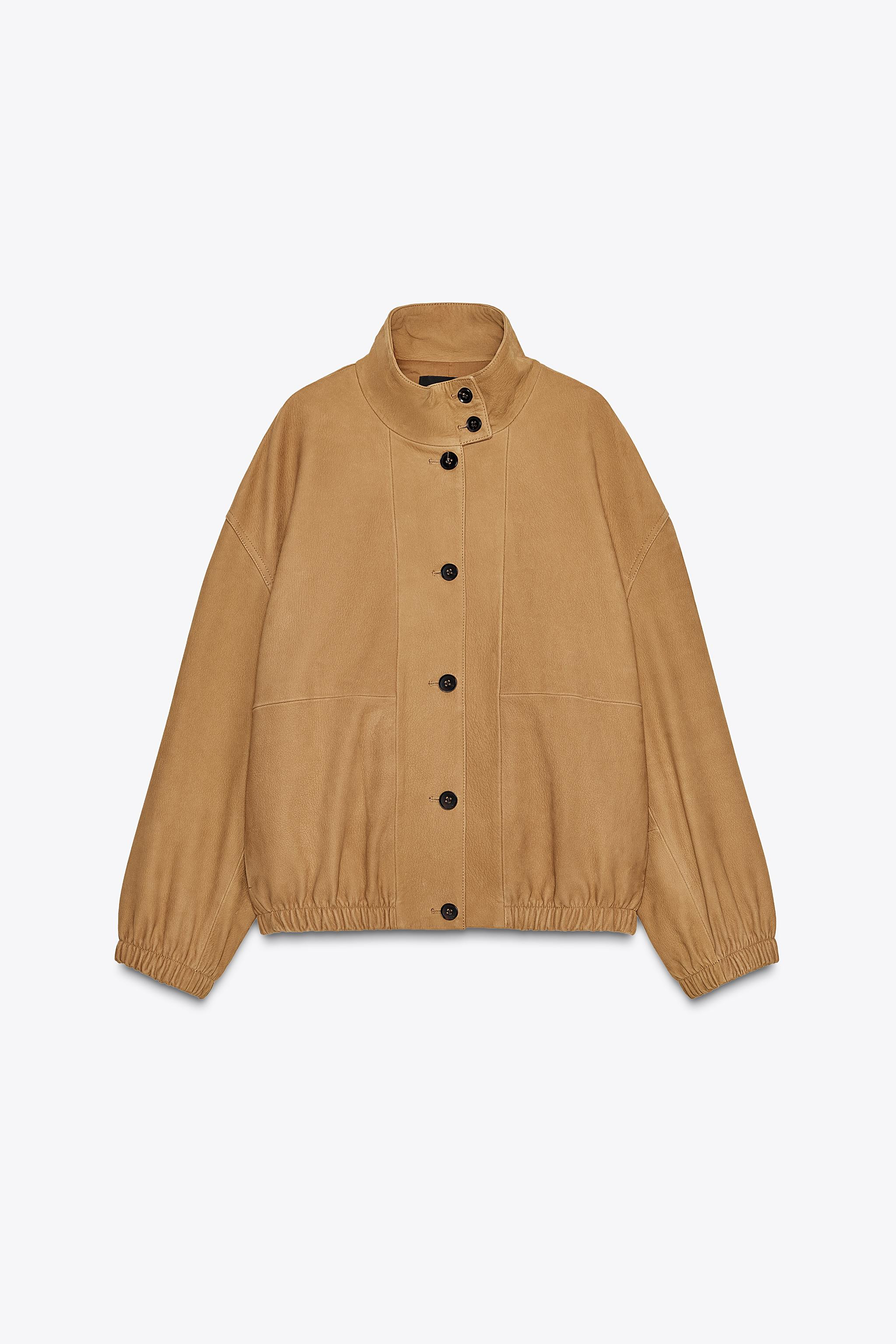 ZW COLLECTION LIMITED EDITION LEATHER BOMBER JACKET | Zara Canada