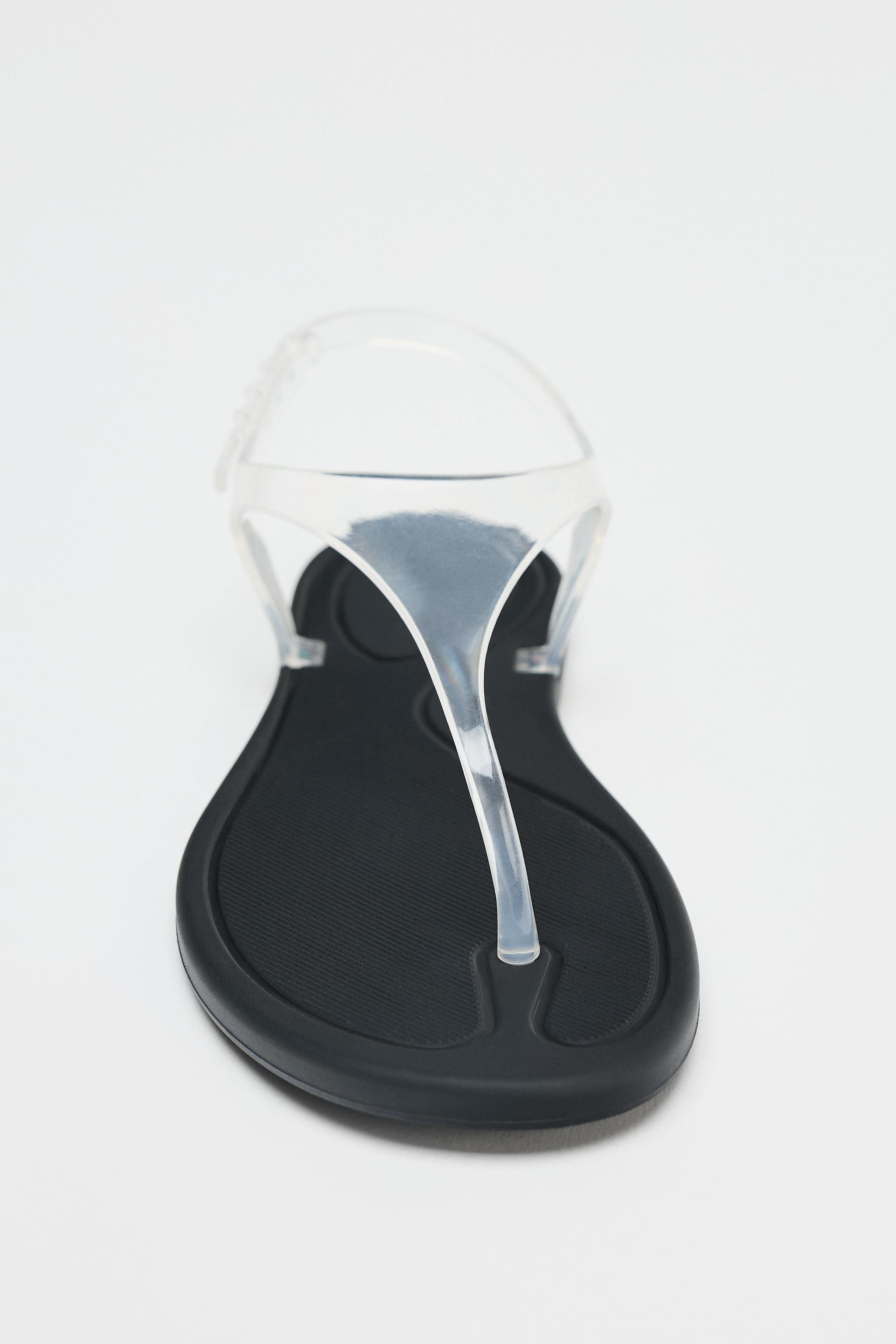 VINYL STRAP SANDALS | Zara US