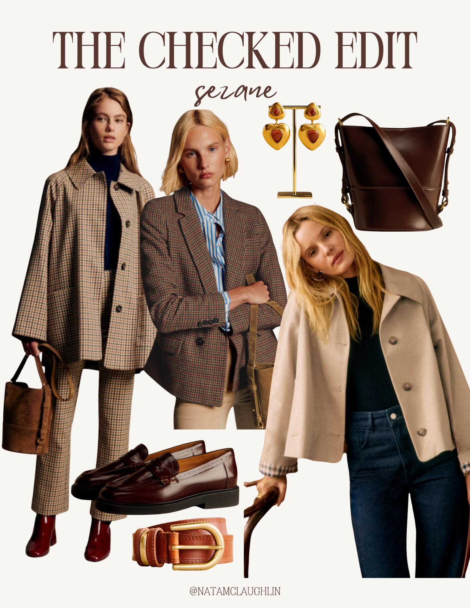 These plaid and checked new arrivals from Sezane are perfect for fall. These jackets are the must-have of the season! 

#LTKItBag #LTKSeasonal #LTKStyleTip