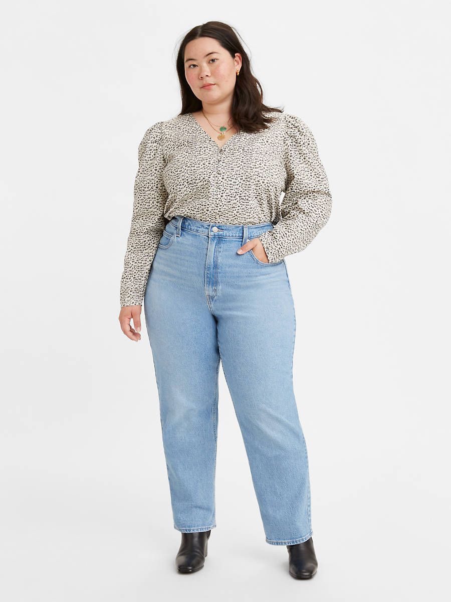 70's High Rise Straight Fit Women's Jeans (plus Size) | LEVI'S (US)