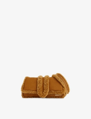 JACQUEMUS Le Bambimou shearling shoulder bag | Selfridges