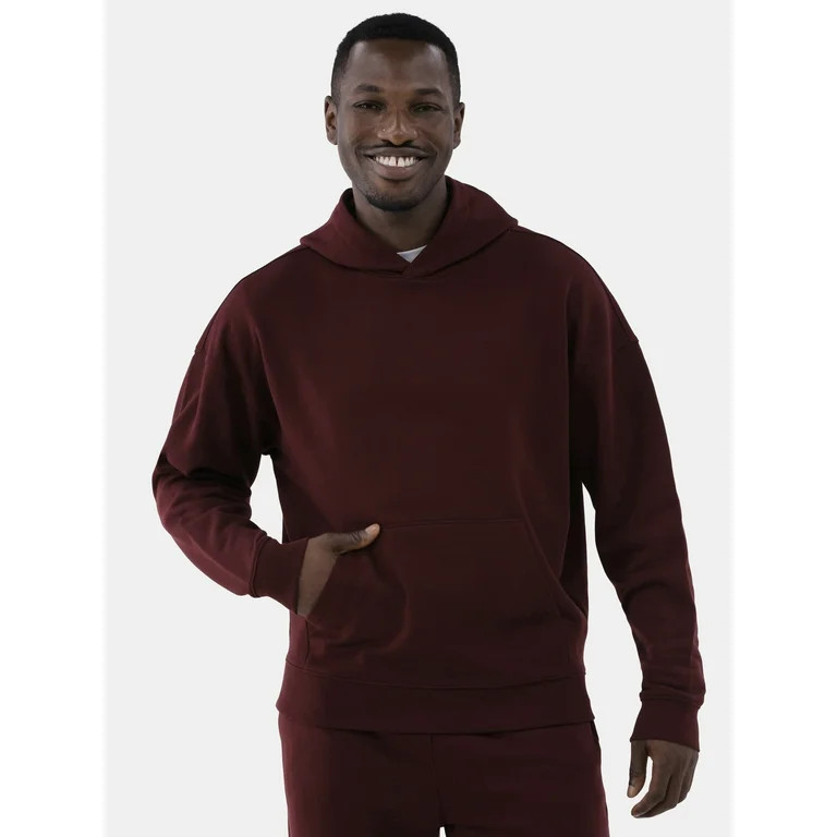 No Boundaries All Gender Oversized Fleece Hoodie with Long Sleeves, Men's Sizes XS-5XL - Walmart.... | Walmart (US)