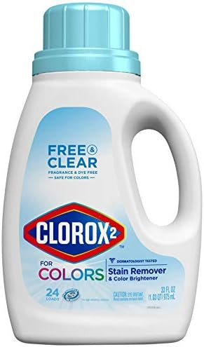 Clorox 2 for Colors, Free & Clear Stain Remover and Color Brightener, 33 Ounces (package May Vary) | Amazon (US)
