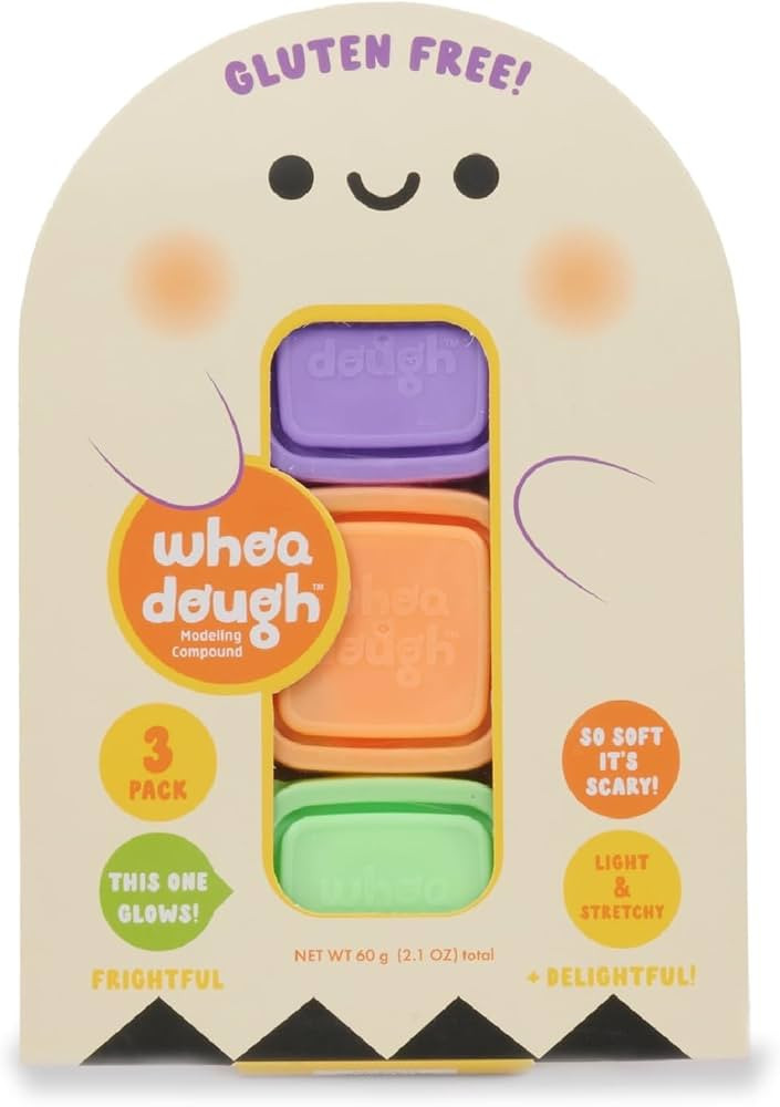 Chuckle & Roar - Halloween Ghost Whoa Dough - Tactile Fun for Preschoolers - Easy Clean, No Mess ... | Amazon (US)