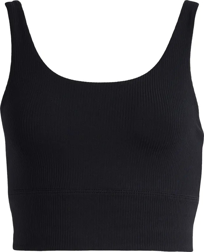 Nike Zenvy Rib Dri-FIT Longline Sports Bra | Nordstrom | Nordstrom