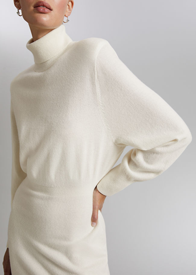 Slim-Fit Wool Knit Dress | & Other Stories US