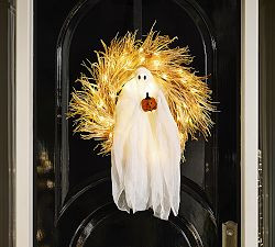 Mr. Gus the Ghost Wreath | Pottery Barn (US)