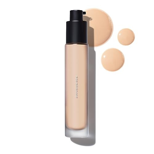 MAKE Beauty Diffusion Dew Skin Tint. Sheer to Medium Coverage Radiant Finish. Blurring, Smoothing, and Brightening for Glowing Complexion. Enhanced with Niacinamide and Adenosine. Fair 01 | Amazon (US)