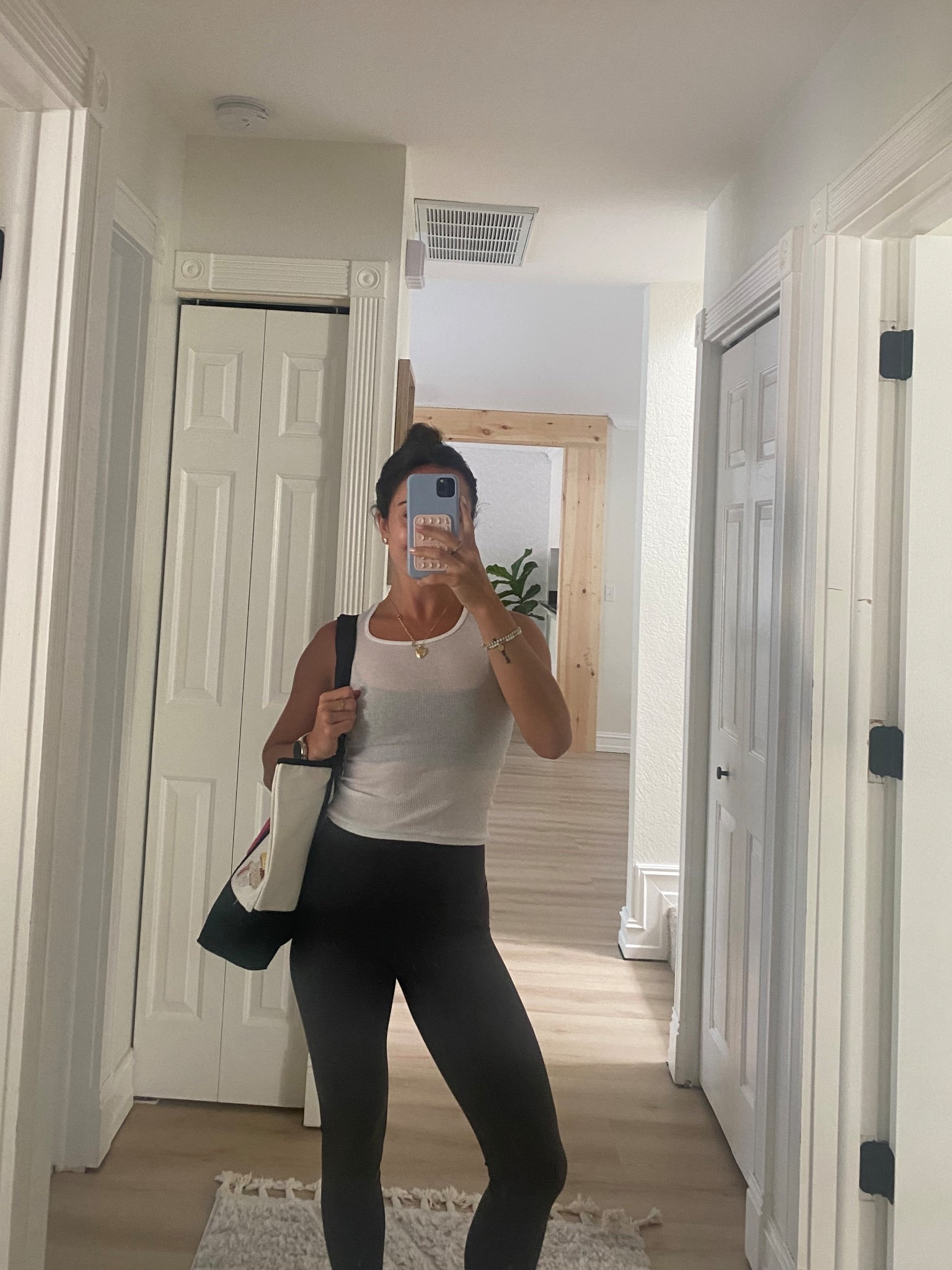 Pilates outfit! CRZ yoga workout set in mysterious grey size small! Hanes boys tank size medium 

#LTKActive #LTKFindsUnder50 #LTKStyleTip