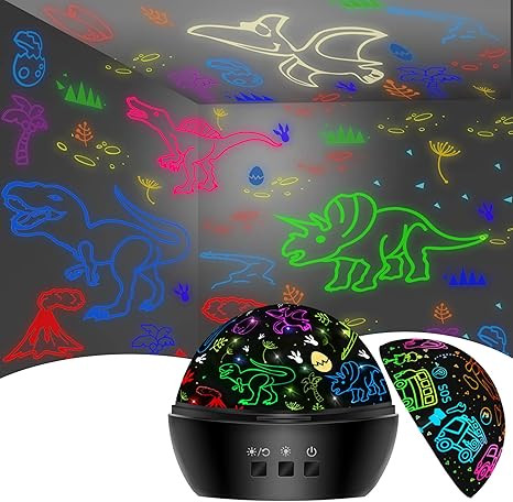 HONGID Dinosaur Toys for 3-8 Year Old Boys,Dino Projection Kids Toys for 3-8 Year Olds Boys 2 in ... | Amazon (US)
