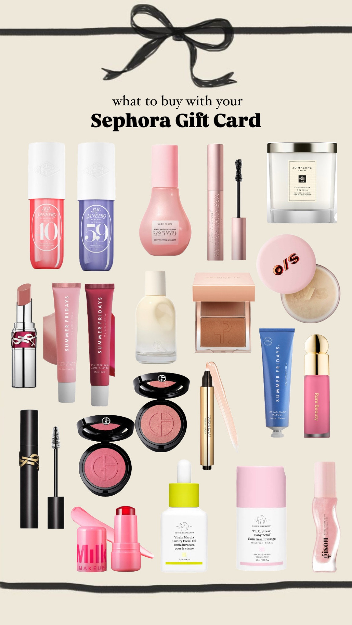 What to buy with your Sephora gift card 💌 

Sephora favorites, Summer Fridays, Dae, Paula’s Choice, Laneige, Oribe, Sol de Janeiro, Rare Beauty, Dior Beauty, Tarte, Drunk Elephant, Sephora picks, Sephora skincare, Sephora beauty, Sephora hair, Sephora pro brush, Sephora pro foundation brush, Tarte brush,  

 

#LTKGiftGuide #LTKHoliday