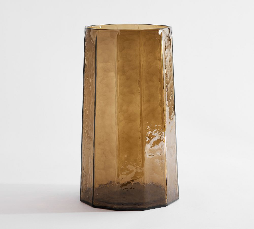 Hammered Café Recycled Hurricane Candleholder | Pottery Barn (US)